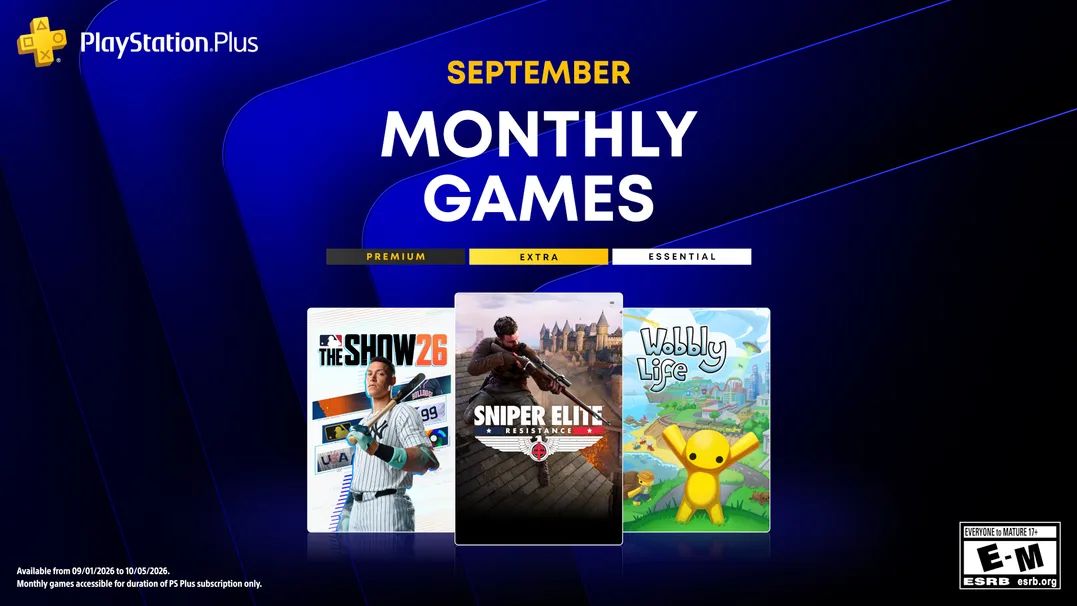 PlayStation Plus Essential: Sony anuncia os jogos de setembro de 2026